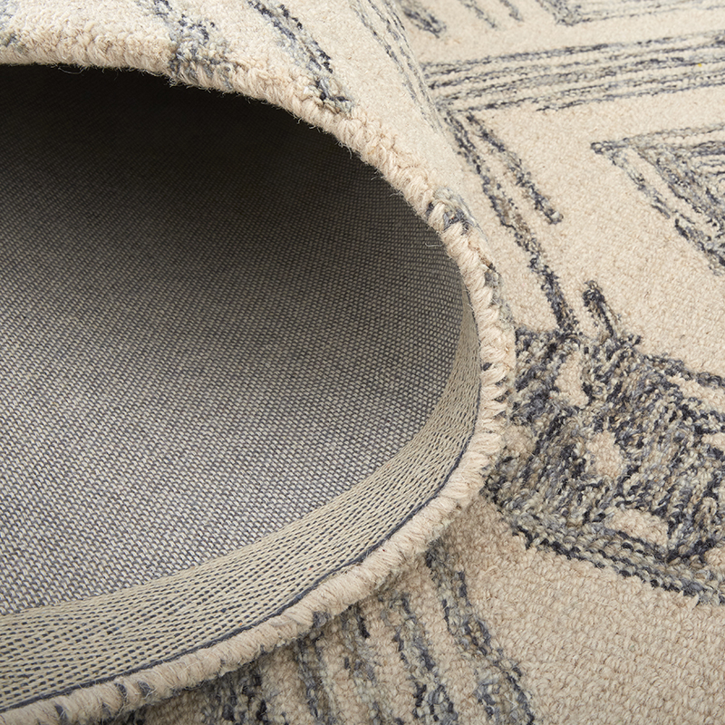 Feizy Helen Geometric I8062 Ivory Area Rug - Image 4