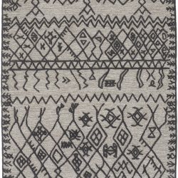Feizy Lusk Graphic I8081 Grey Area Rug