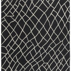 Feizy Lusk Graphic I8085 Black Area Rug