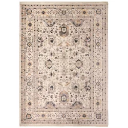 Alternative view of Feizy Kyra Ornamental 3854F Ivory Area Rug