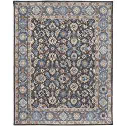Alternative view of Feizy Rylan Ornamental 8643F Grey Area Rug
