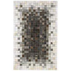 Alternative view of Feizy Estelle Animal Hide L9138 Grey Area Rug