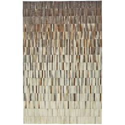 Alternative view of Feizy Estelle Animal Hide L9214 Grey Area Rug