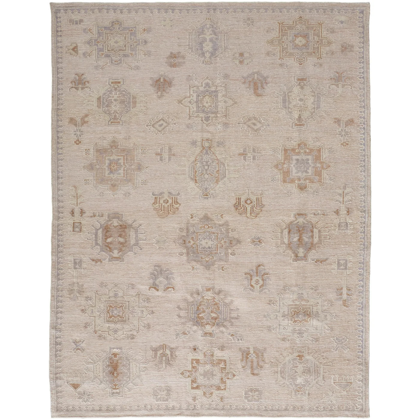 Feizy Wendover Ornamental 6858F Tan Area Rug - Image 2