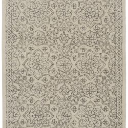 Alternative view of Feizy Modern Family Geometric Floral I8044 Ivory Area Rug