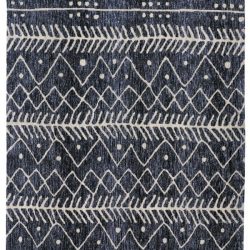 Alternative view of Feizy Colton Linear 8318F Blue Area Rug