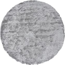 Alternative view of Feizy Indochine Solid Color 4550F Silver Area Rug
