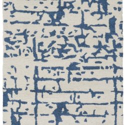 Alternative view of Feizy Dineen Crosshatch I8041 Ivory Area Rug