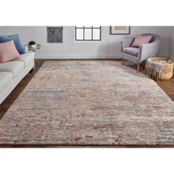 Feizy Conroe Distressed 6827F Rust Area Rug