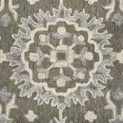 Feizy Remington Medallion I8027 Green Area Rug