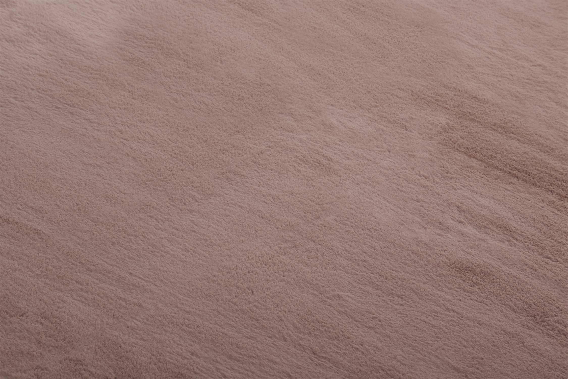 Feizy Luxe Velour Solid Color 4506F Pink Area Rug