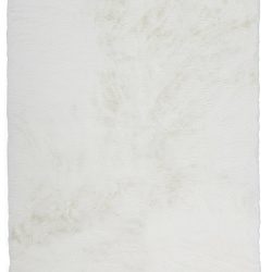Alternative view of Feizy Luxe Velour Solid Color 4506F White Area Rug