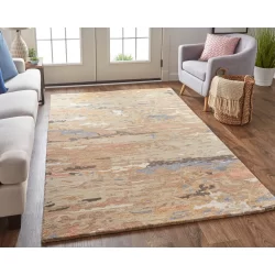 Feizy Everley Abstract 8644F Beige Area Rug