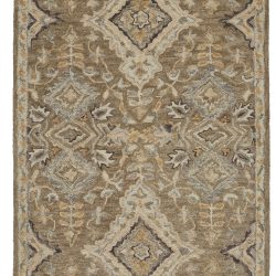 Alternative view of Feizy Remington Ornamental I8031 Green Area Rug
