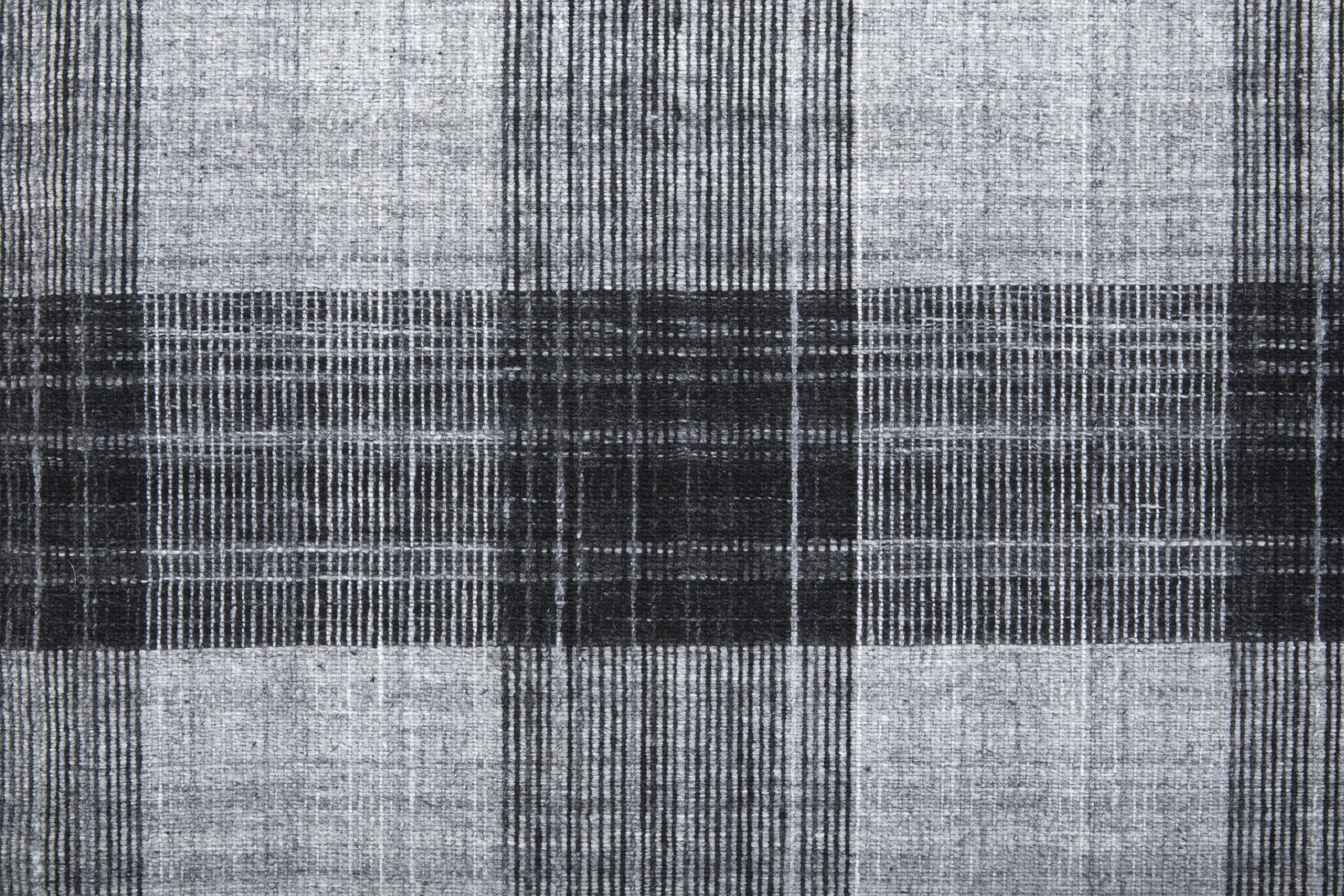 Feizy Jemma Plaid I8050 Black Area Rug