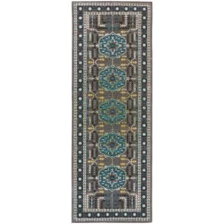 Alternative view of Feizy Foster Geometric 3754F Grey Area Rug