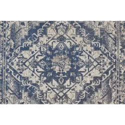 Alternative view of Feizy Foster Medallion 3760F Blue Area Rug