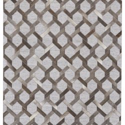 Feizy Fannin Trellis 0752F Grey Area Rug