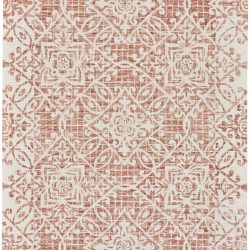 Alternative view of Feizy Rhett Geometric I8071 Rust Area Rug