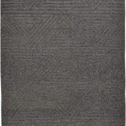 Alternative view of Feizy Phoenix Geometric 0810F Grey Area Rug