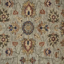 Feizy Carrington Ornamental 6503F Grey Area Rug
