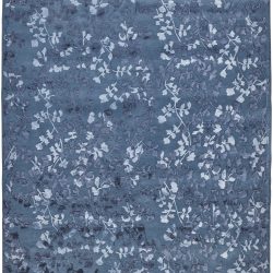 Alternative view of Feizy Bella Floral/Botanical 8832F Blue Area Rug