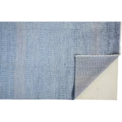 Alternative view of Feizy Janson Stripe I6061 Blue Area Rug
