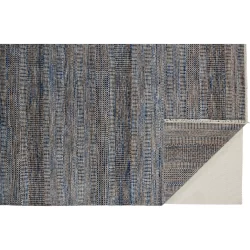 Alternative view of Feizy Janson Stripe I6065 Grey Area Rug