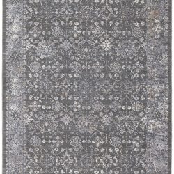 Alternative view of Feizy Thackery Ornamental 39CYF Grey Area Rug
