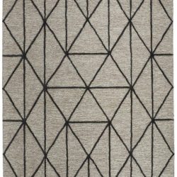 Feizy Lusk Graphic I8083 Grey Area Rug