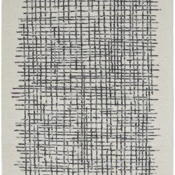 Alternative view of Feizy Maddox Crosshatch 8630F Ivory Area Rug