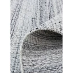 Alternative view of Feizy Keaton Marled 8018F Silver Area Rug