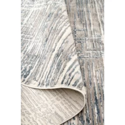 Alternative view of Feizy Kyra Distressed 3853F Grey Area Rug