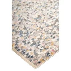 Alternative view of Feizy Kyra Abstract 3855F Ivory Area Rug