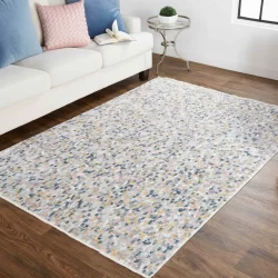 Feizy Kyra Abstract 3855F Ivory Area Rug