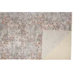 Alternative view of Feizy Kyra Distressed 3856F Grey Area Rug