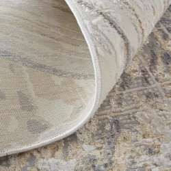 Alternative view of Feizy Laina Abstract 39G6F Ivory Area Rug