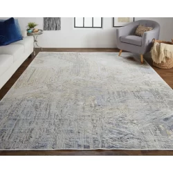 Feizy Laina Abstract 39G6F Ivory Area Rug