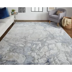 Feizy Laina Abstract 39G8F Ivory Area Rug