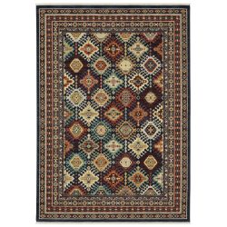 Oriental Weavers LILIHAN 3b Navy Area Rug
