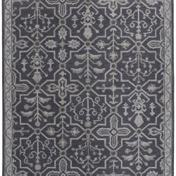 Alternative view of Feizy Fallon Ornamental 8839F Grey Area Rug