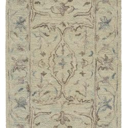 Alternative view of Feizy Remington Ornamental I8032 Green Area Rug