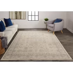 Feizy Marquette Abstract 3776F Beige Area Rug