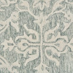 Feizy Rhett Geometric Floral I8076 Green Area Rug