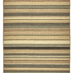 Alternative view of Feizy Silva Stripes I0499 Gold Area Rug