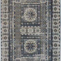 Alternative view of Feizy Nolan Distressed 39BYF Blue Area Rug