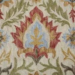 Feizy Abelia Geometric Floral 8675F Beige Area Rug