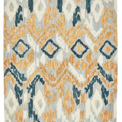 Feizy Remington Abstract I8025 Yellow Area Rug