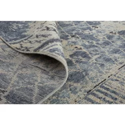 Alternative view of Feizy Palomar Distressed 6572F Blue Area Rug
