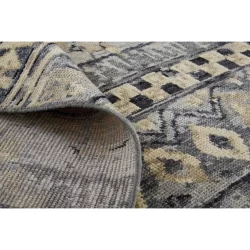 Alternative view of Feizy Palomar Distressed 6630F Grey Area Rug